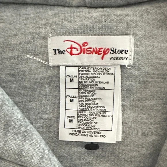 Vintage The Disney Store Eeyore Blue Windbreaker Size M - Picture 2 of 10